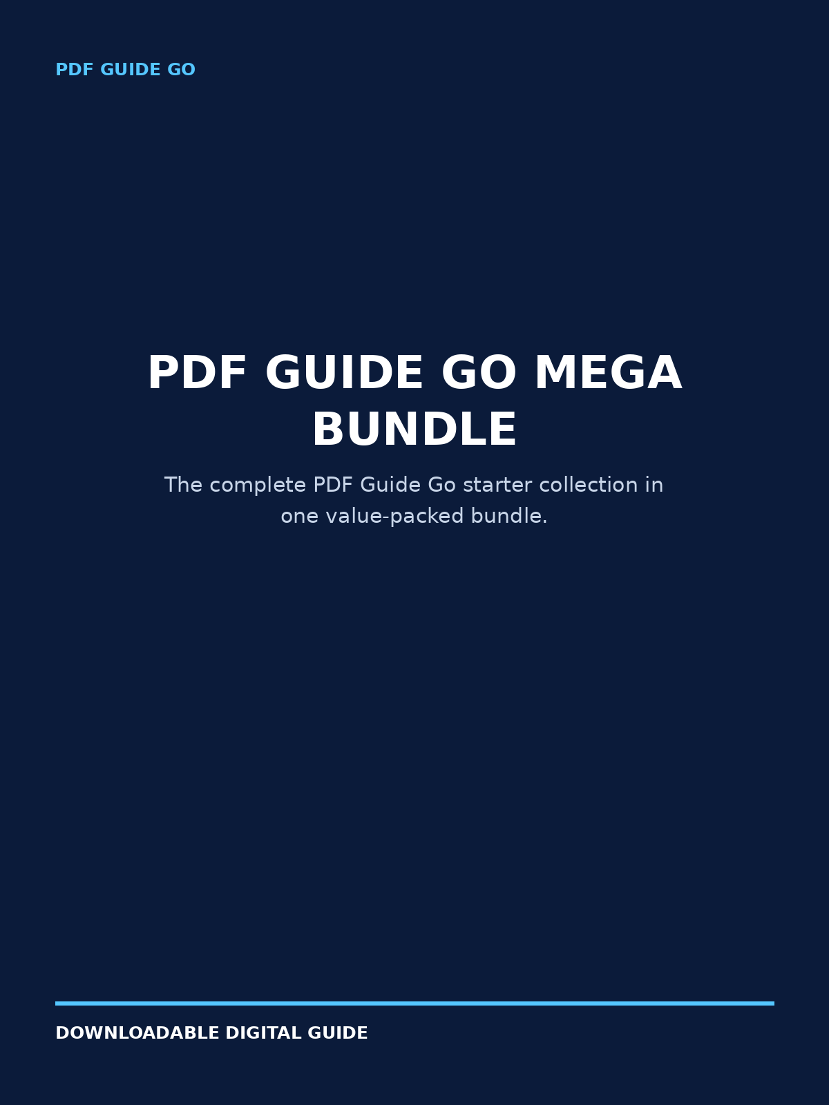 PDF Guide Go Mega Bundle