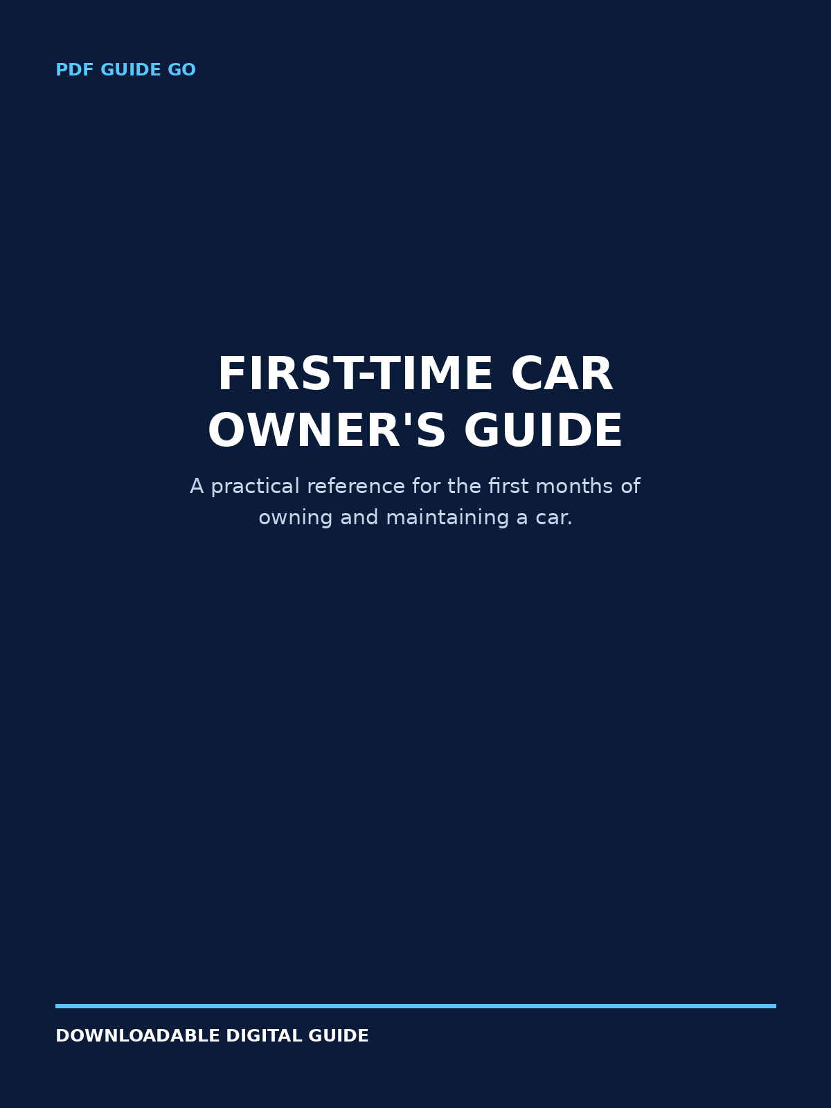 First-Time Car Owner's Guide