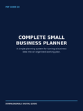 Complete Small Business Planner